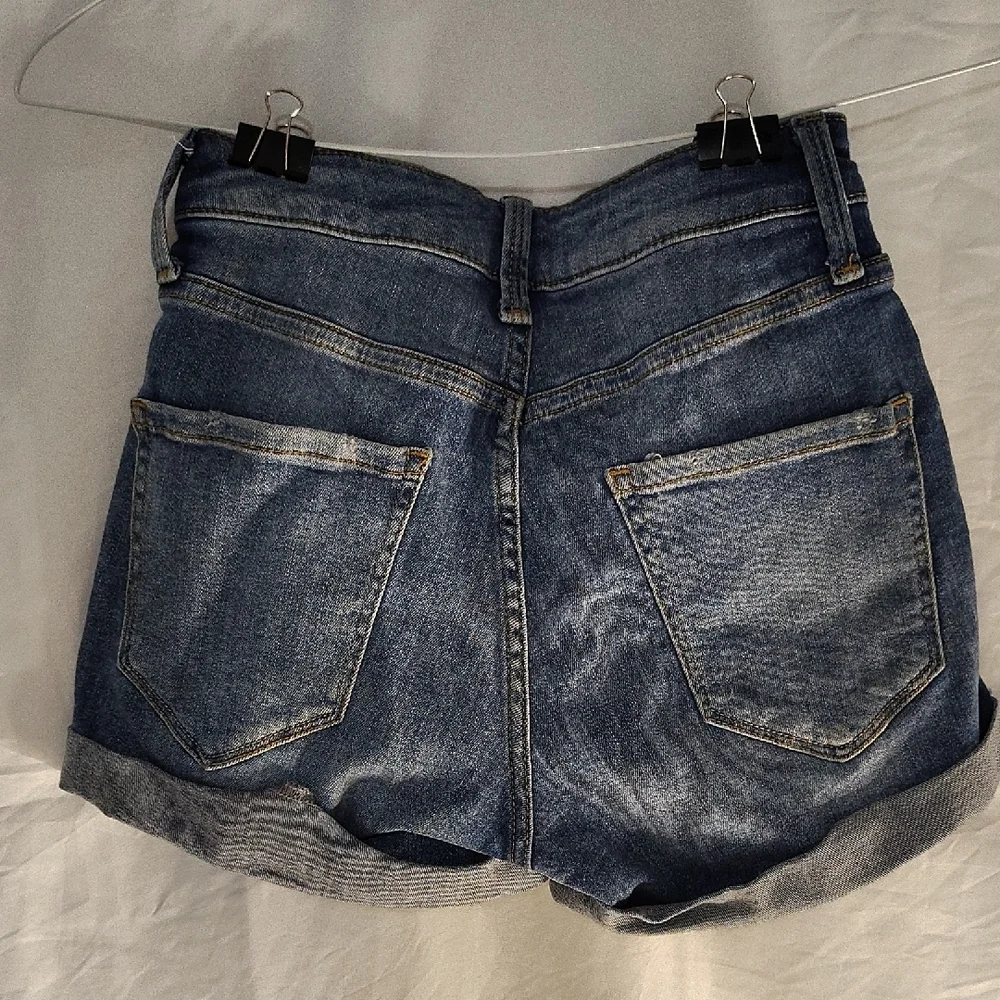 Arizona Jean Company Blue Jean Shorts with Rolled Hems - Picture 2 of 4
